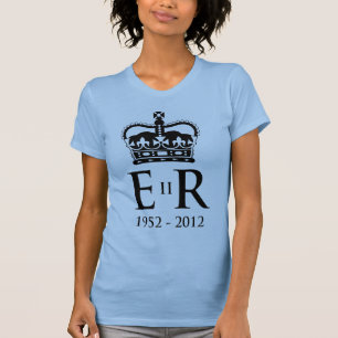 T-shirt comemorativo do jubileu de diamante