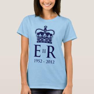 T-shirt comemorativo do jubileu de diamante