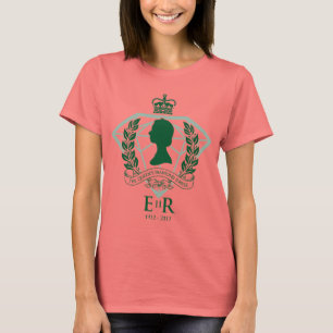 T-shirt comemorativo do jubileu de diamante