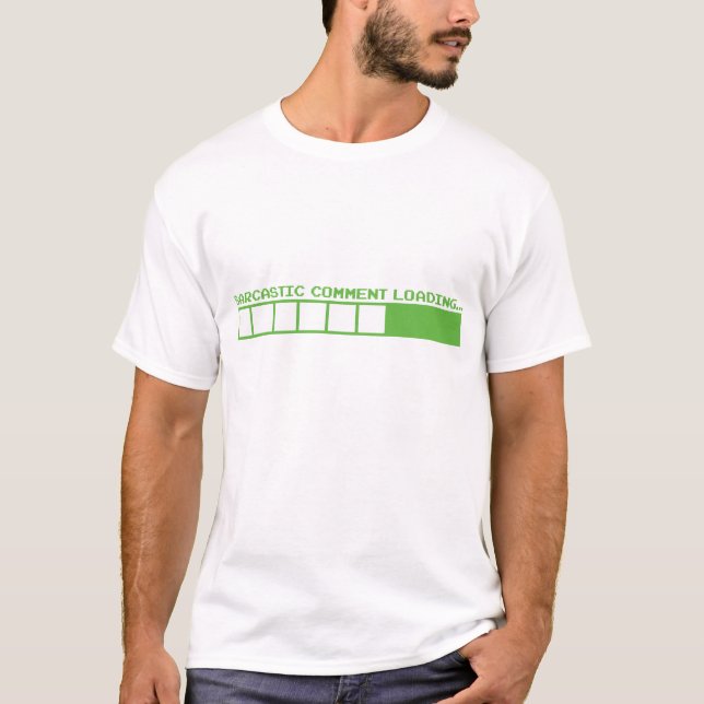 T-shirt comentário sarcástico que carrega o humor (Frente)