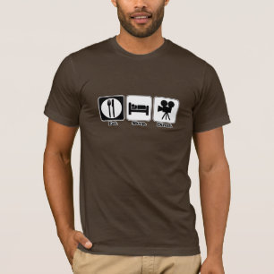 T-shirt comer dormir dirigir