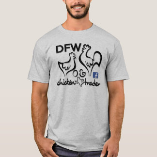 T-shirt Comerciante da galinha de DFW/que o Cluck
