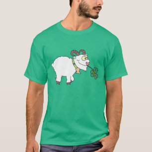 T-shirt cómicos do dia da cabra St.Patricks dos