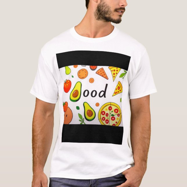 t-shirt comida art (Frente)