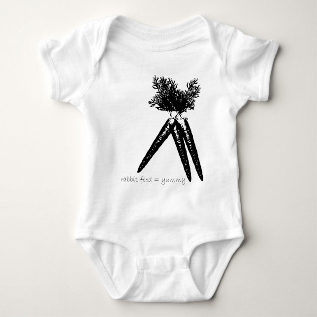 T-shirt comida de coelho (Frente)