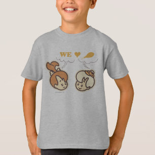 T-shirt Comida do amor de PEBBLES™ e de BAMM-BAMM™