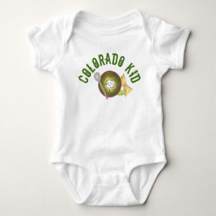 T-shirt Comida do Colorado Kid CO Style Green Pork Chili V