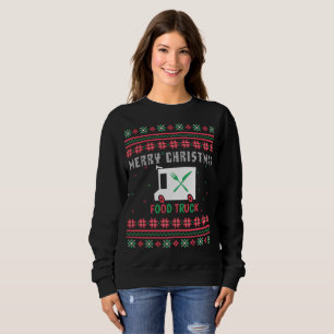 T-shirt Comida Truck Ugly Christmas Sweater