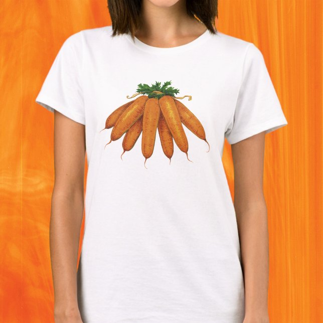 T-shirt Comidas de vindima, recheados de vegetais orgânico (Criador carregado)