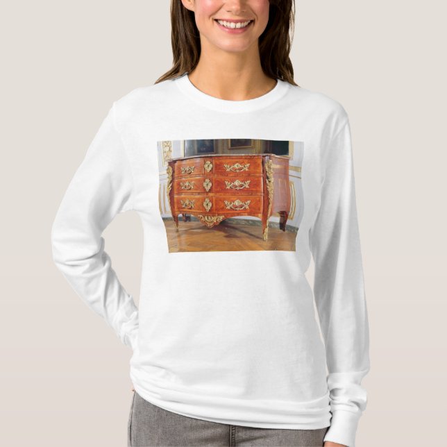 T-shirt Commode francês da regência, c.1720 (Frente)