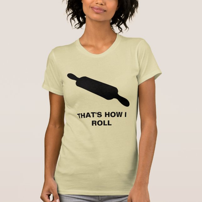 T-shirt Como eu rolo (Frente)