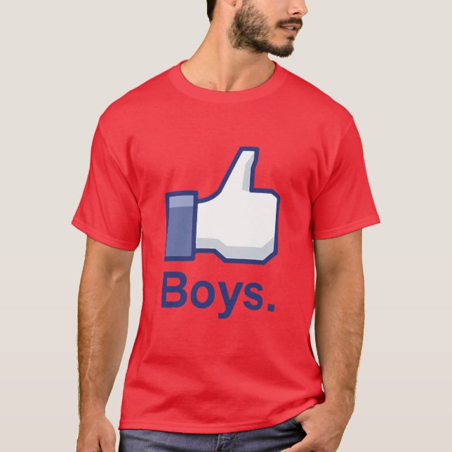 T-shirt Como meninos (Frente)