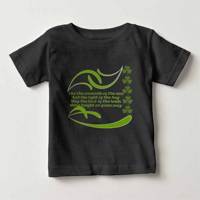 T-shirt Como o calor da benção irlandesa suntuosa (Frente)