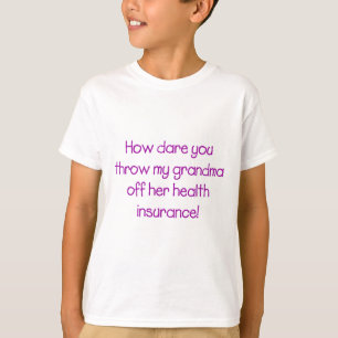 T-shirt Como o desafio você joga minha avó fora de seus