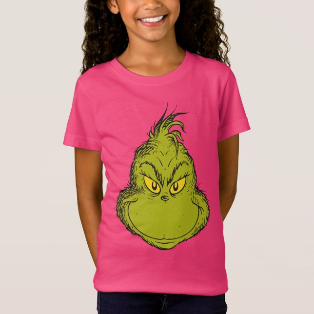 T-shirt Como o Grinch roubou o Natal| Clássico O Gênio (Frente)