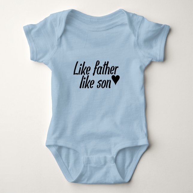 T-shirt Como o pai goste do filho (Frente)