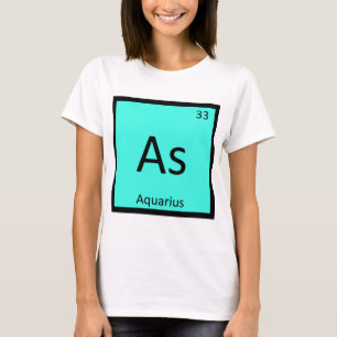 T-shirt Como - Tabela Periódica da Química do Zodíaco de A