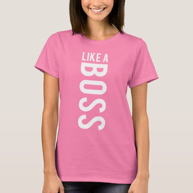 T-shirt COMO um chefe (Frente)