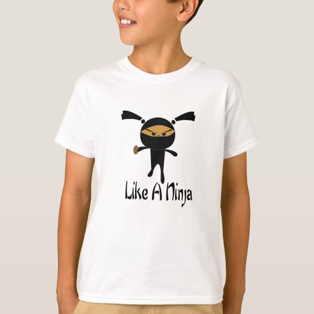 T-shirt Como um Ninja (Frente)