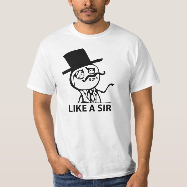T-shirt Como um senhor (Frente)
