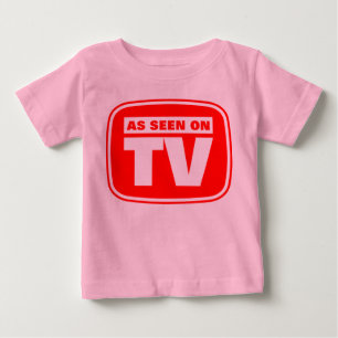 T-shirt Como visto na TV - personalizado