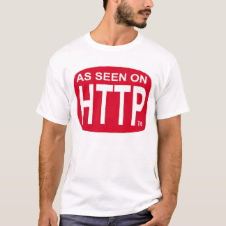 T-shirt Como visto no HTTP
