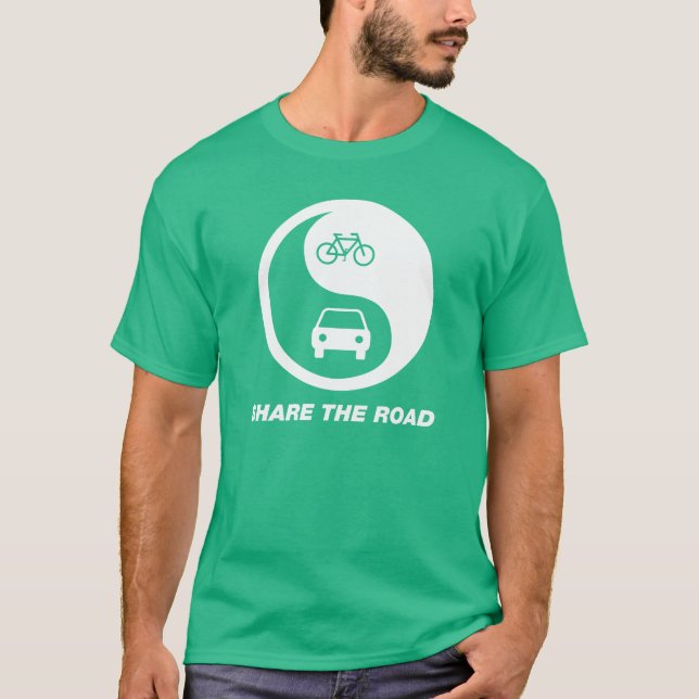 T-shirt Compartilhe a estrada (Frente)