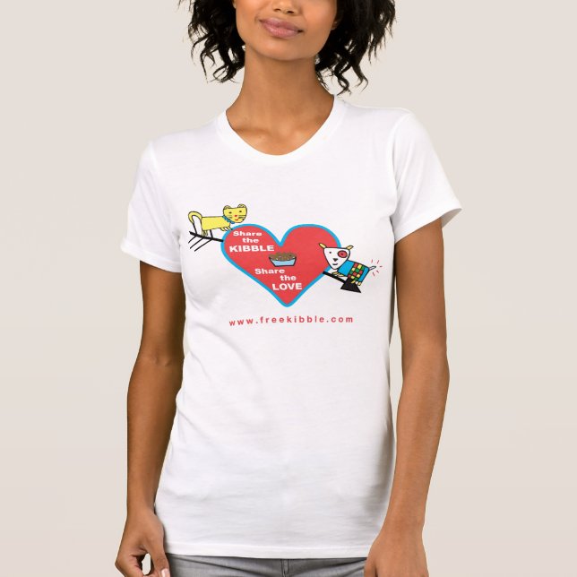 T-shirt "Compartilhe T do amor" (Frente)