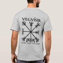 Compasso de Vegvisir "Viking" (preto)