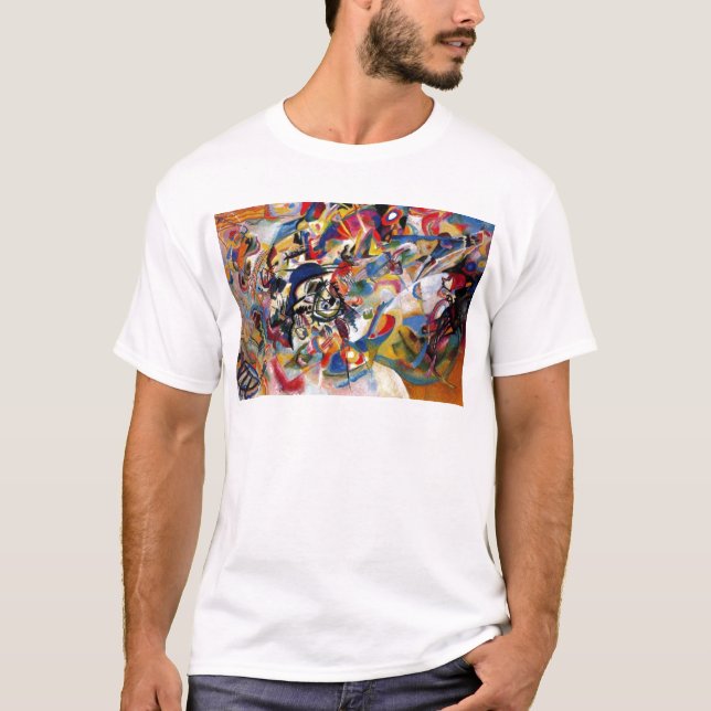 T-shirt Composição VII de Kandinsky (Frente)
