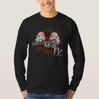 T-shirt Compreensivo-Design-Homens-Longo-Capa-Bl