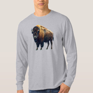 T-Shirt Comprido de Buffalo Americano