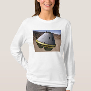 T-shirt Conceito de veículo de exploração da tripulação