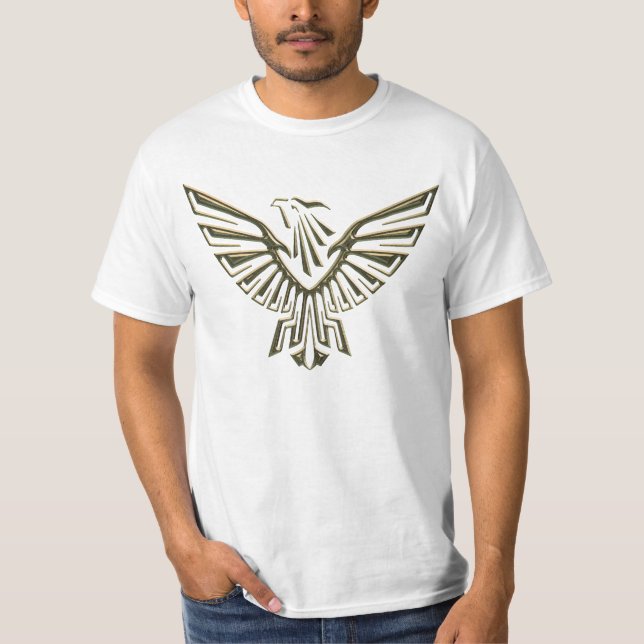 T-shirt Conceito metálico Eagle (Frente)