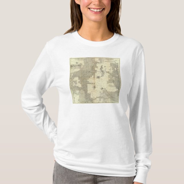 T-shirt Concessão de terras Washington e Oregon (Frente)