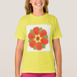 T-Shirt Concorrente De Esportes-Tek Das Raparigas