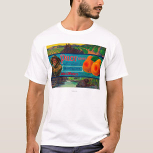 T-shirt Condado piloto de LabelEl Dorado da caixa da pera,