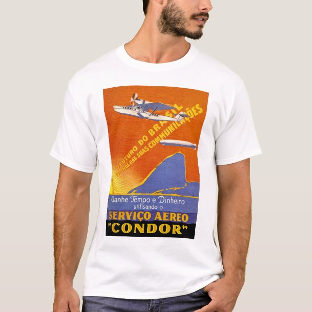 T-shirt Condor ~ Serviço Aéreo Brasileiro (Frente)