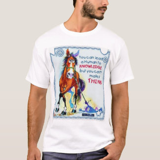 T-shirt Conduza um ser humano