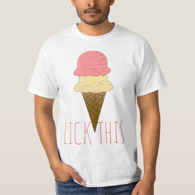 T-shirt Cone sorvete (Frente)