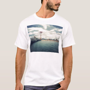 T-shirt Coney Island Beach Panorama