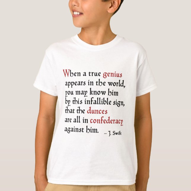 T-shirt Confederado de Dunces (Frente)