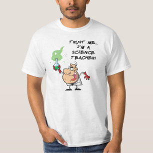 T-shirt Confie-me… Eu sou um professor de ciências