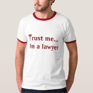 T-shirt Confie-me, mim são um advogado