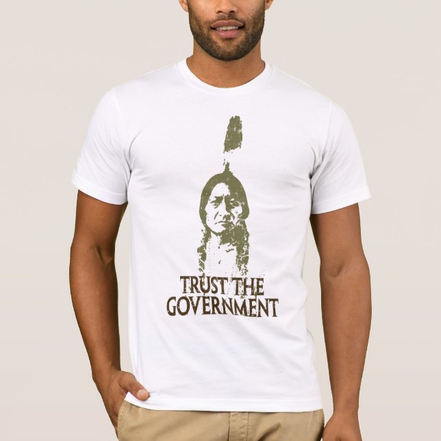 T-shirt Confie o governo (Frente)