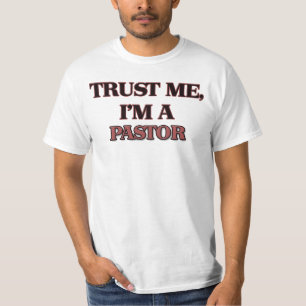 T-shirt Confie que eu mim é UM PASTOR