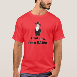 T-shirt Confie que eu mim é um rabino - humor judaico