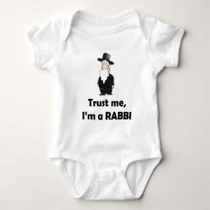 T-shirt Confie que eu mim é um rabino - humor judaico
