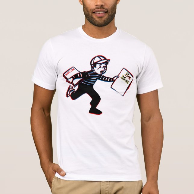 T-shirt Confusão quente (Frente)