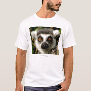 T-shirt confuso do Lemur